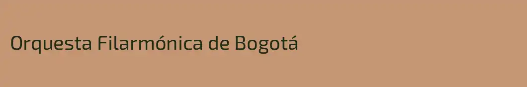 Orquesta Filarmónica de Bogotá